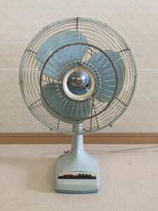 【萬】当時物　ナショナル　扇風機　30FB　30cm　3枚羽根　ELECTRIC FAN　アンティーク　National　昭和レトロ　可動品