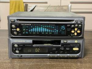 ELシート新品□カロッツェリア製1DIN+1DIN CD/カセットデッキ KEH-P3066/CDS-P77 動作確認済み