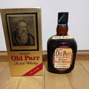  old sake box attaching Old Parr Grand 750ml Old pa- Scotch Grand 