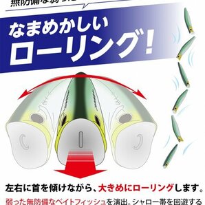 【送料185円】※訳あり※シーバスルアー セット ミノー ヒラメ 青物 2個 124mm 21g フローティング 移動重心 124kage-A2の画像3