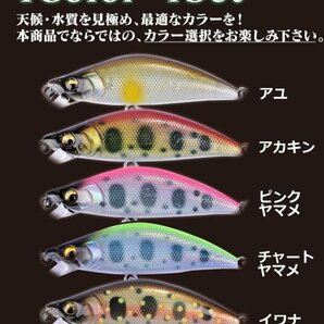 【送料185円】※訳あり※ 渓流ミノー セット トラウトルアー ヘビーシンキング ルアー 50mm 5.3g 5個 渓流ルアー 50Mo-A5-の画像6