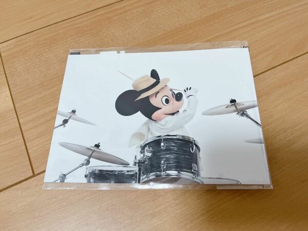 ディズニー　ポストカード　写真　公式　ミッキー　ビックバンドビート　BBB
