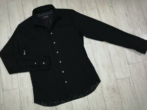 新品/NICOLE CLUB FOR MEN/ニコル/シャツ/ストライプ/襟ワイヤー/ドレスシャツ/トップス/メンズ/長袖