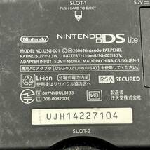 Nintendo/任天堂 DS Lite ゲーム機 レッド ゲーム機器 タッチペン付属あり アダプタ付属なし 現状品 USG-001_画像10