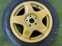 純正 トヨタ アルファード ヴェルファイア AYH30W スペアタイヤ テンパータイヤ ブラケット 中古品 T155/80D17 2018年 AGH30W GGH30W 30系_画像4