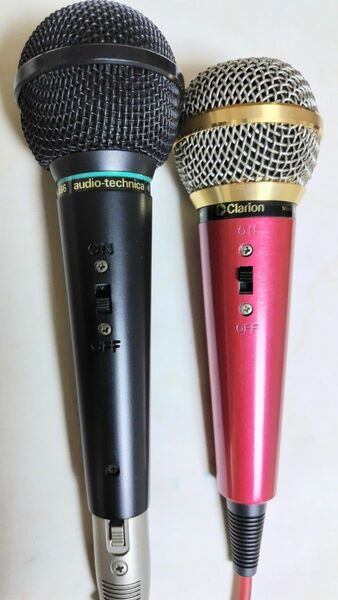 マイク 有線 audio-technica Clarion 2本セット カラオケマイク