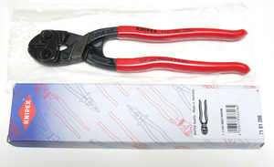 新品 クニペックス 7101-200 KNIPEX クリッパー コンパクト ボルトカッター 箱入り プラスチック ハンドル 7101 200 200mm