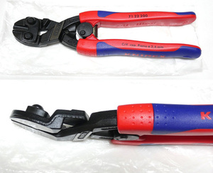 新品 クニペックス KNIPEX ミニクリッパー 7122-200 先端20度 コンパクト ボルトカッター ベントヘッド コボルト 7122 200