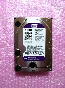 Western Digital WD20PURX 2TB HDD 使用時間92時間 DIGA 監視カメラ