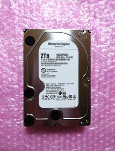 Western Digital WD20PURZ 2TB HDD 使用時間22時間 DIGA 監視カメラ