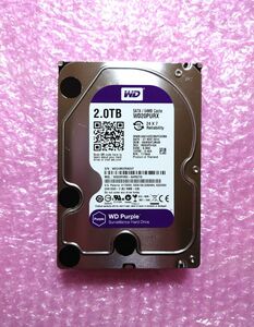 Western Digital WD20PURX 2TB HDD 使用時間197時間 DIGA 監視カメラ