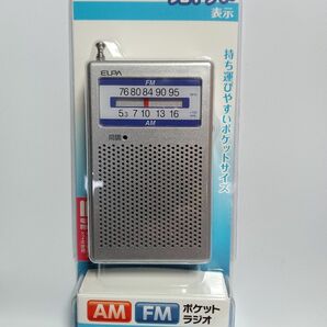 エルパ(ELPA) AM/FM ポケットラジオ ER-P60F