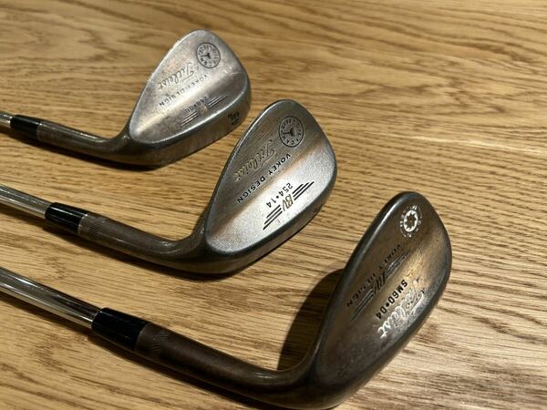 ■希少タイトリストボーケイウェッジ■VOKEY SPIN MILLEDオイルカン■3本セットダイナミックゴールドS200■48/54/60