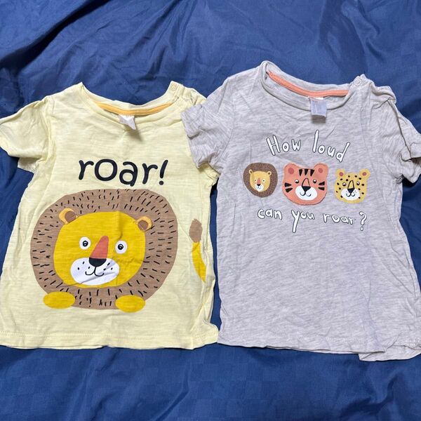 半袖Tシャツ H&M しかけTシャツ 80 まとめ売り