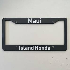 ISLAND HONDA MAUI アイランド ホンダ ハワイ マウイ島 ナンバーフレーム ライセンスフレーム HILIFE IN4MATION 808ALLDAY USDM HDM ①