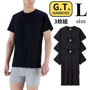 グンゼ G.T. HAWKINS T-SHIRT クルーネックＴシャツ 3枚組