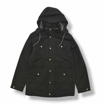 ★美品 ハイテク！ エディーバウアー EDDIE BAUER マウンテン パーカー M ブラック WETHER EDGE アウトドア ウィンド ウェア ジャケット★_画像2