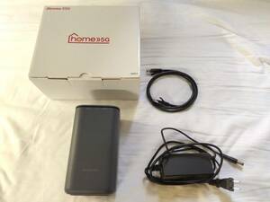 【送料無料】docomo home 5G HR01 ダークグレー　中古品