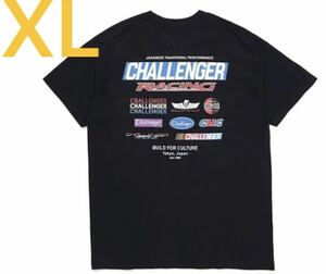 希少 XL タグ付き未使用品 challengerbrigade CHALLENGER チャレンジャー CMC RACING LOGO TEE ロゴ 半袖Tシャツ BLACK ブラック Tee