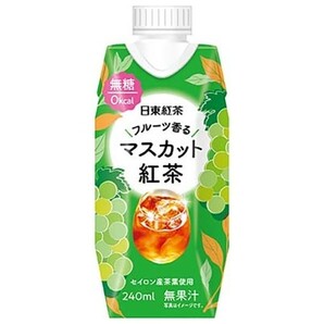 日東紅茶 フルーツ香るマスカット紅茶 240ml×12本