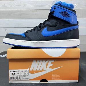 30cm NIKE JORDAN 1 KO HIGH HI OG AJ KNOCK OUT ROYAL 638471-007 ナイキ ジョーダン ワン ノックアウト オリジナル ロイヤル