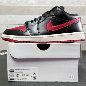 メンズ 26.5cm W NIKE AIR JORDAN 1 LOW BRED DC0774-061 ナイキ エア ジョーダン ワン ローカット ブレッド 