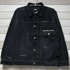 SIZE L SEQUEL DAMAGE CORDUROY JACKET BLACK FRAGMENTDESIGN FRAGMENT シークエル ダメージ コーデュロイ ジャケット フラグメント