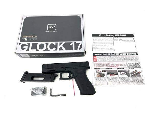 BATON Airsoft(バトン) GLOCK G17 Gen5 MOS CO2GBB 【JASG認定】ガスブローバック 新品未使用