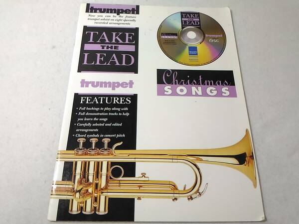 _CD付 洋書トランペット楽譜 TAKE the LEAD for Trumpet クリスマスソングス