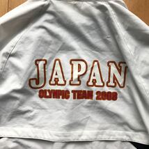 レア 希少 アシックス製 2008年北京オリンピック 日本代表 トラックジャケット 日本製 568-1-318 メンズ ホワイト レッド ネイビー_画像4