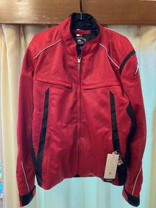 # new goods unused KUSHITANI Kushitani full mesh jacket XL K-2386 red 