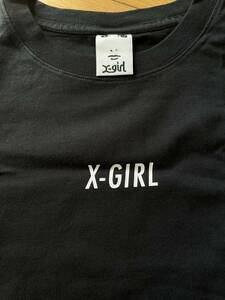 1回着用　X-girl エックスガール　Tシャツ 半袖 黒
