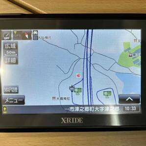 【送料無料】【中古】おバイク ナビ X-RIDE RM-XR502MC 取説付きの画像1