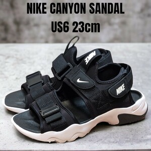 NIKE Nike Canyon сандалии 23cm черный женский сандалии NIKE сандалии спорт сандалии Nike сандалии 