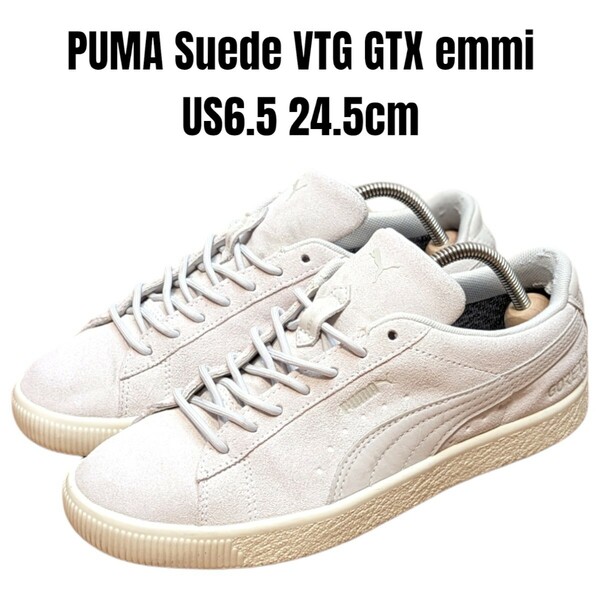 PUMA SUEDE GORE-TEX プーマ ゴアテックス 24.5cm 防水　PUMAスニーカー　レディーススニーカー　PUMAスウェード　防水スニーカー