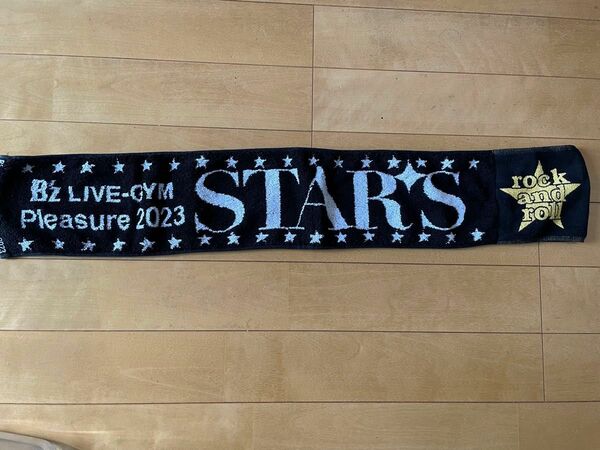 B'z 2023LIVE マフラータオル(stars、LIVE-GYM、2023年)美品