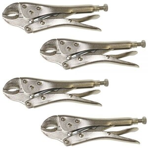 * free shipping * immediate payment 5 -inch (14cm) vise plier locking plier vise grip locking plier car ko ten thousand pincers 4 piece set 