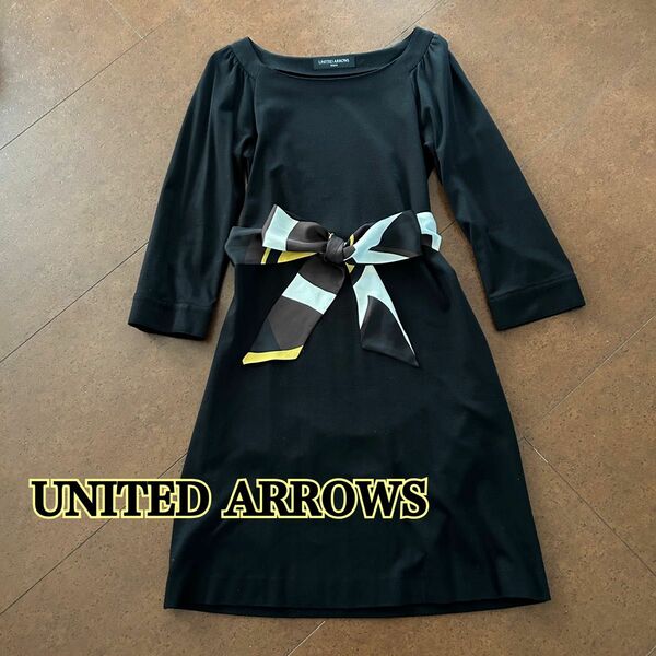 ユナイテッドアローズUNITED ARROWS ワンピース ブラック