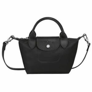 【新品】ロンシャン LONGCHAMP ル プリアージュ ネオ トップハンドルバッグ XS ブラック