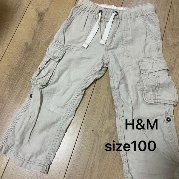 H&M カーゴパンツ　パンツ　ハーフパンツ　size100