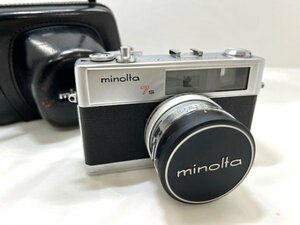 【菊水-10319】MINOLTA［ミノルタ］フィルムカメラ　HI‐MATIC 7s◆古いカメラ/レトロ/インテリア、コレクションに◆※不動品 ジャンク◆KT