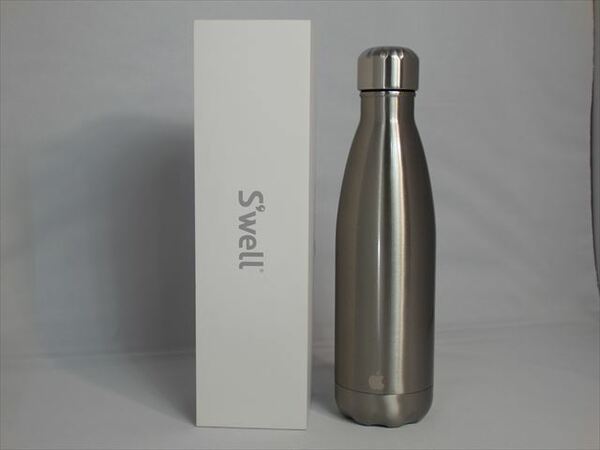 新品未使用★アップル スウェルボトル（アップル本社限定)（Apple Swell bottle 500ml)シリコンバレー・クパチーノ ・サンノゼ)シルバーS83