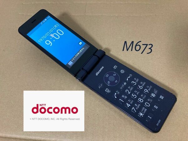 M673 ドコモ AQUOSケータイ 4G SH-02K simフリー ガラホ ガラケー アクオス カメラレス VoLTE