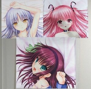 Angel Beats! 抱き枕カバー　ゆり　立華奏　ユイ　3枚組セット