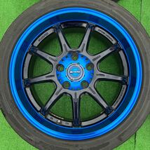 56、RAYS グラムライツ 57Gainer PCD114.3 5H 17×7J OFF+50 TOYO DRB 215/45R17 2016年製　4本セット_画像2