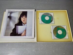 2CD-BOX[LP size storage BOX entering ] Kikuchi Momoko [. industry memory ] photoalbum. like booklet attaching * box condition defect *1980 period idol 