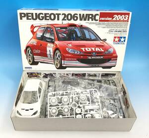 未組立 TAMIYA 1/24 PEUGEOT 206 WRC 2003 24267 スポーツカーシリーズ プジョー ディスプレイモデル プラモデル 自動車 タミヤ