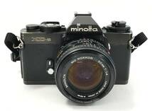 MINOLTA XD-S カメラ ボディ 黒/ブラック レンズ MD ROKKOR 50mm 1:1.4 一眼レフ フィルムカメラ 日本製 ミノルタ_画像1