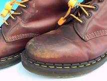 Dr.Martens レザー ショート ブーツ 1460 8ホール UK9 28.0 cm チェリーレッド レースアップ メンズ シューズ 靴 本革 ドクターマーチン_画像7