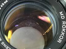 MINOLTA XD-S カメラ ボディ 黒/ブラック レンズ MD ROKKOR 50mm 1:1.4 一眼レフ フィルムカメラ 日本製 ミノルタ_画像10